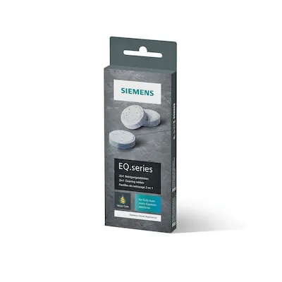 SIEMENS Mülleimer TZ80001A - 2in1 Reinigungstabletten für Kaffeemaschinen, optimale Aroma-Perfektion und verlängerte Lebensdauer