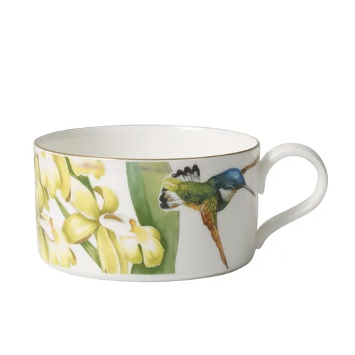 Villeroy & Boch Amazonia Teetasse - Elegante Teetasse aus hochwertigem Porzellan, ideal für stilvolle Teestunden und mit einzigartigem Edelmetalldekor.