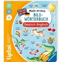 Ravensburger 49297 tiptoi® Mein erstes Bild-Wörterbuch deutsch-englisch - Interaktives Bilderbuch für Kinder von 3-6 Jahren, fördert spielerisch den Englischwortschatz mit der beliebten tiptoi® Technologie.