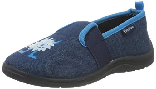 Playshoes Hausschuhe Unisex Kinder Hausschuh, Monster, 26/27 EU