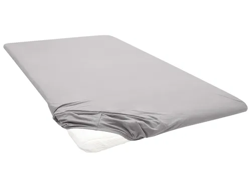 Biberna Premium Jersey-Elasthan Spannbettlaken für Topper - Sturmgrau, 180-200 x 200 cm - Spannbetttuch für Matratzentopper und Boxspringbetten, mit 5 % Elasthan für faltenfreien Sitz. Pflegeleicht, bügelfrei und waschbar bis 60 °C – für höchsten Schlafkomfort.