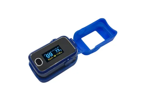 Intec Medical Pulsoximeter A310, Finger-Pulsoximeter blau - Medizinischer Bedarf, präzise Sauerstoffsättigungsmessung für zu Hause und unterwegs, kompakt und benutzerfreundlich.