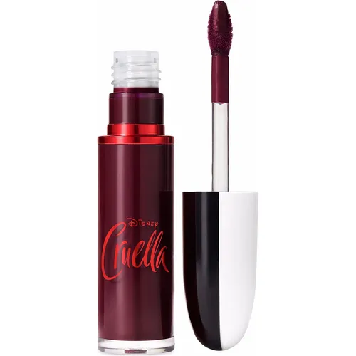 MAC Disney Cruella Liquid Lipstick Glamarchy 5 ml - Lippenstift, hochpigmentierte Farbe für einen dramatischen Look, inspiriert von Disney's Cruella, ideal für mutige Fashionistas.