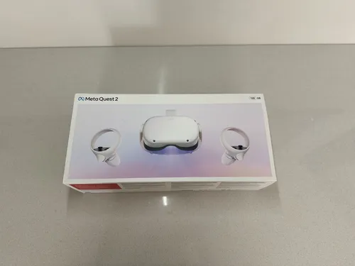 Meta Quest 2 VR-Brille 128 GB - Kabelfreies Headset mit ultraschnellem Prozessor und hochauflösendem Display, über 250 Titel für Gaming und Entertainment