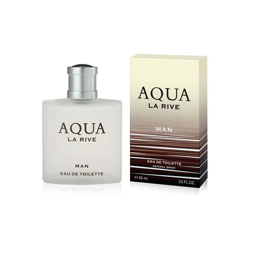 Aqua For Man Eau de Toilette Spray 90ml von La Rive - Frischer Duft mit Bergamotte, ideal für den täglichen Gebrauch. Das 90 ml Spray bietet langanhaltenden Genuss und passt perfekt in jede Tasche.