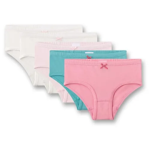 Sanetta - Kid's Set Hipslip 337222 5er Pack - Unterhose Gr 92 rosa/weiß