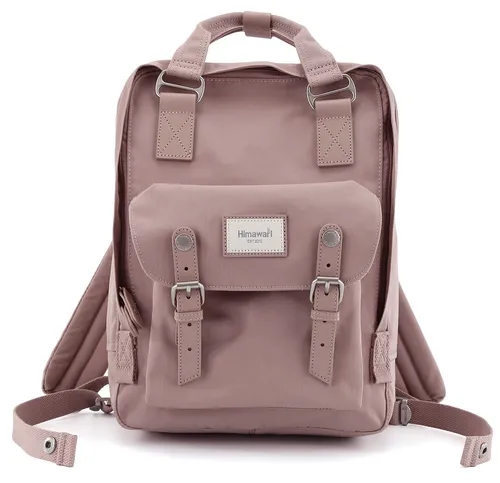 Himawari 188L 14'' Laptop Backpack (Pink) - Stylischer und leichter Rucksack aus wasserdichtem Material, ideal für Arbeit, Uni oder Freizeit. Komfortable Tragbarkeit bei nur 0,68 kg.