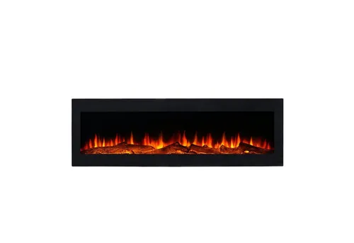 Sedex Elektrokamin Cortina B110 cm - Dekokamin mit eleganter Wandmontage, erzeugt angenehmen Luftstrom und überzeugt durch stilvolle schwarze Sicherheitsglasfront.