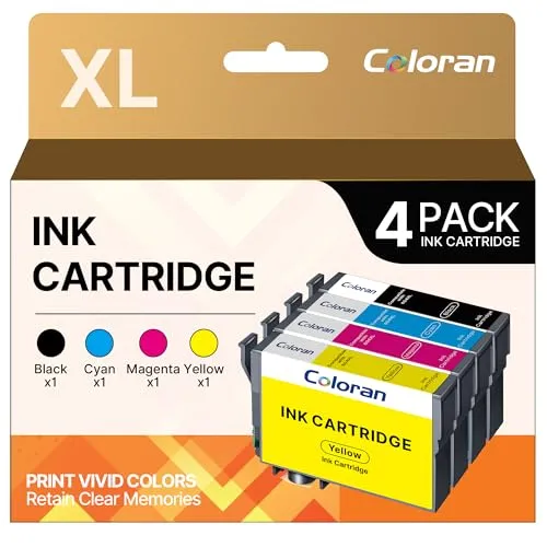 Coloran 604XL Multipack für Epson 604 Patronen (4er-Pack) - Hochwertige Coloran 604XL Patronen für Epson Drucker. Ideal für lebendige Ausdrucke mit einfacher Handhabung. Perfekt geeignet für die Modelle XP-2200 bis XP-4205 und WF-2910 bis WF-2950.