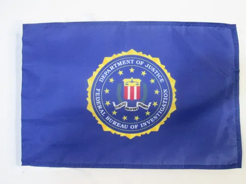 FLAGGE FBI DER VEREINIGTEN STAATEN 45x30cm mit kordel - FEDERAL BUREAU OF INVEST