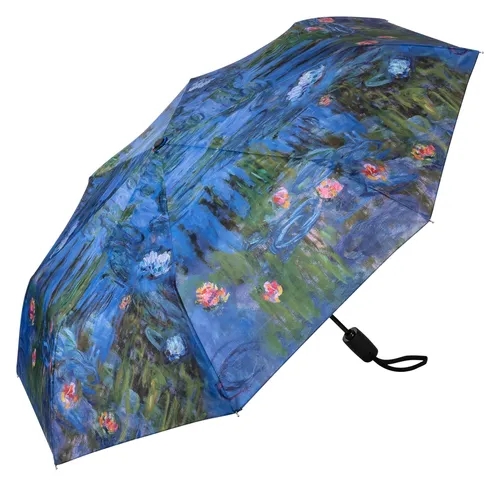 von Lilienfeld Taschenregenschirm Motivschirm Claude Monet Seerosen Kunst Blumen Stabil Leicht, Kunstdruck