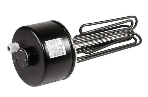 Glen Dimplex SEE Flanschheizung FLH 25M IP44 - Elektro-Heizflansch mit Edelstahl-Heizelement für hohe Effizienz, Temperaturbereich von 30 bis 80 °C und Schutzart IP44, ideal für industrielle Anwendungen.