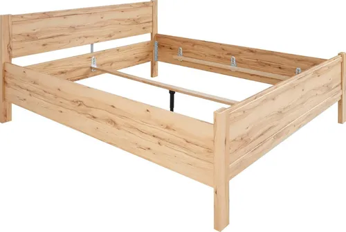 priess Bett Husum - Komfortables Rahmenbett für Jugendzimmer - Schlafzimmermöbel in Premium Qualität, astkernbuchefarben, mit Komforthöhe - ideal für erholsamen Schlaf und modernes Design.