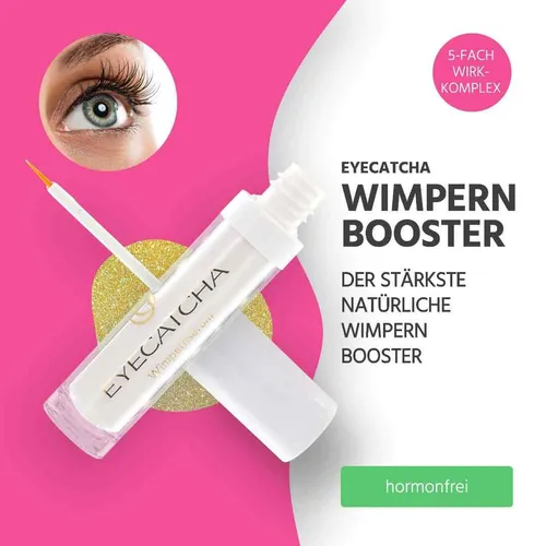 Eyecatcha Wimpernserum - hormonfrei - Wimpern Booster ohne Hormone, 3 ml
