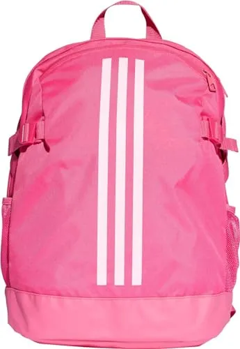 adidas BP POWER IV M Rucksack für Unisex-Erwachsene, Mehrfarbig (Magrea/Rosaut/Rosaut) - Robuster Rucksack mit gepolstertem Laptopfach und praktischem Hauptfach. Ideal für den täglichen Gebrauch, mit seitlichen Mesh-Taschen für Wasserflaschen und verstellbaren Kompressionsriemen.