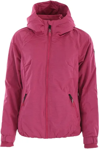 Ragwear DIZZIE WARM Übergangsjacke für Damen - Fuchsia, M - Funktionsjacke mit Kapuze, 100% vegan, wasserdicht (11000 mm) und atmungsaktiv (3000 g/m²), ideal für umweltbewusste Modebewusste.