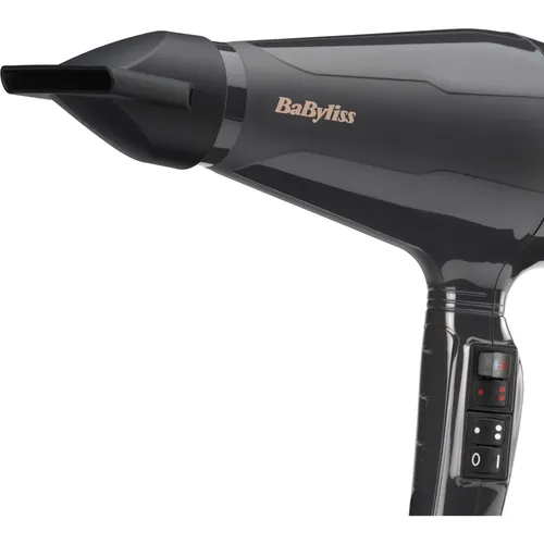 BaByliss Italian Air Pro Föhn mit Diffusor – 2200W Hochleistungs-Haarföhn - Haartrockner mit Ionen Anti-Frizz-Technologie für gesundes, glänzendes Haar. 3 Heizstufen und 2 Geschwindigkeitsstufen für individuelles Styling.