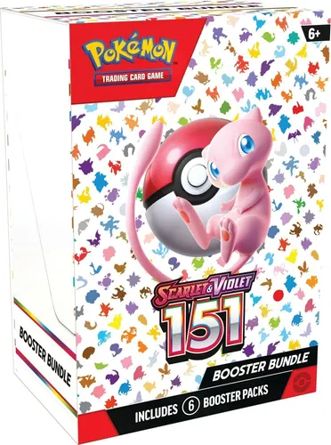 Pokémon Scarlet Violet 151 Booster Bundle - Englisch, 6 Boosterpacks für ultimative Trainer und Sammler, ideal zum Deck optimieren