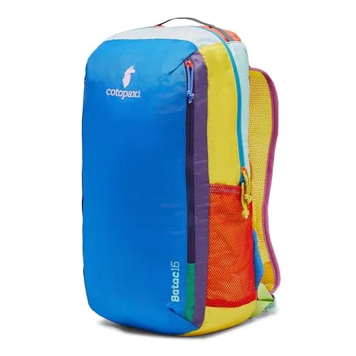Cotopaxi Batac 16L Backpack - Del Dia - Leichter 16L Rucksack mit 2 Seitenfächern und RV-Fronttasche, ideal für Abenteuer und den täglichen Gebrauch.