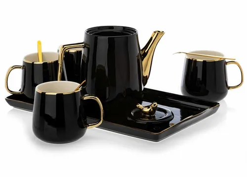 Noah Black Gold Kaffeeset
