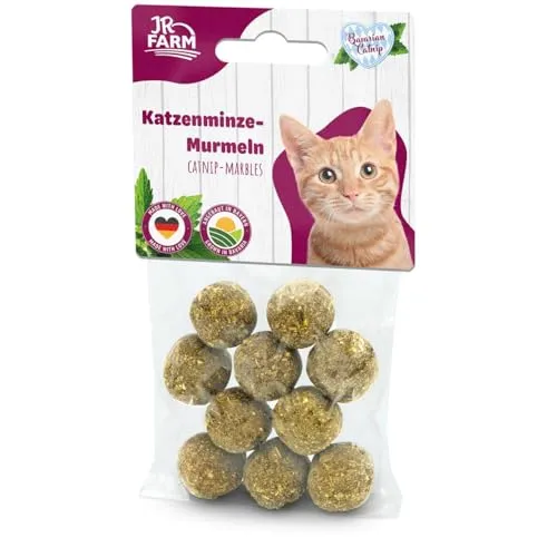 JR FARM Cat Bavarian Catnip Katzenminze-Murmeln 10 St.