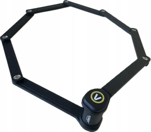 Folding Lock Bicycle Lock U-Lock 120cm Black Incl. Mount