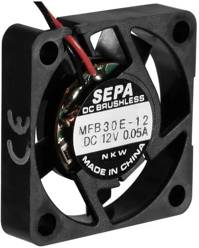SEPA MFB30E12 Axiallüfter 12 V/DC 4.0 m³/h (L x B x H) 30 x 30 x 6.5mm