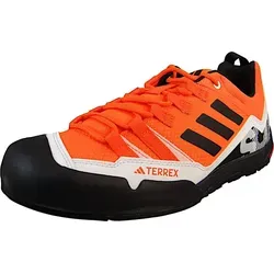 adidas Unisex Terrex Swift Solo 2.0 Wanderschuhe – Orange/Core Black/Crystal White, 43 1/3 EU - Leichte und strapazierfähige Wanderschuhe, ideal für Outdoor-Abenteuer und mit optimalem Grip für sicheres Gehen.