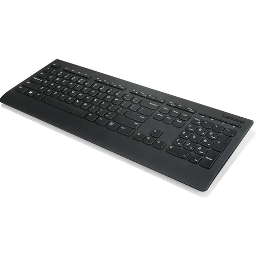 Lenovo Professional Wireless Tastatur DE-Layout - Kabellose Funktastatur mit AES-Verschlüsselung, leise Tastenanschläge und bis zu 24 Monate Batterielebensdauer