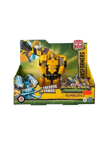 Transformers Bumblebee Cyberverse Adventure Action Figur - Action-Figur von Bumblebee, dem ikonischen Transformer, in gelber Auto-Form – perfekt für Fans und Sammler der Transformers-Serie!