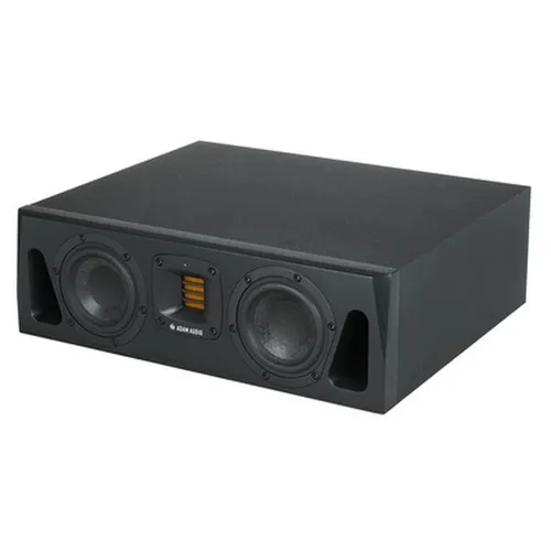 ADAM Audio A44H - Aktiver Nahfeld Monitor - Nearfield-Monitore; 2-Wege Bassreflex-System mit 19" Breite, ideal für 19" Racks, bietet präzisen Klang und umfassende DSP-Steuerung für optimale Anpassung an die Raumakustik.
