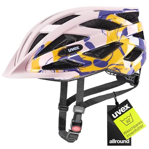 uvex air Wing - Leichter Allround-Helm für Damen und Herren - Fahrradhelm mit individueller Größenanpassung und erweiterbar mit LED-Licht für optimale Sichtbarkeit und Sicherheit beim Fahren.