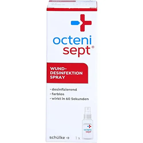 Octenisept Wund-Desinfektion Spray 50 ml - Arzneimittel zur Wunddesinfektion, ideal zur schnellen und effektiven Desinfektion von Haut und Wunden, unterstützt die Wundheilung.