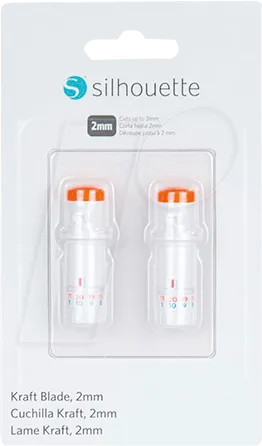 SILH BLADE-KRAFT - Schneidemesser, Tiefschnitte, mit Halterung, 2x