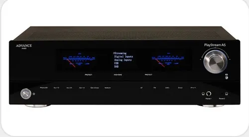 Advance Acoustics Playstream A5 - Hochwertiger Netzwerk-Verstärker - Hifi-Verstärker mit HDMI-Schnittstelle, FM- und DAB+ Tuner, 2x 80W/130W Ausgangsleistung, ideal für audiophile Musikliebhaber.