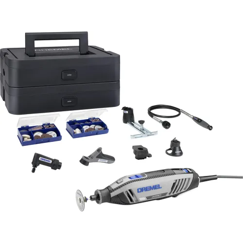 Dremel 4250-6/128 Platinum+ Box Multitool - Multifunktionswerkzeuge mit 128 Zubehörteilen, ideal für präzise Arbeiten und kreative Projekte in Hobby und Handwerk.