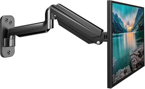 Monitor Wandhalterung Gasfeder 13-32 Zoll - Monitor-Halterungen & -Ständer, höhenverstellbar und neigbar für optimalen Betrachtungskomfort und Platzersparnis