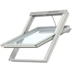 VELUX INTEGRA Dachfenster GGL 206921 Elektrofenster Holz weiß lack ENERGIE Hitzeschutz, 114x160 cm (SK10)