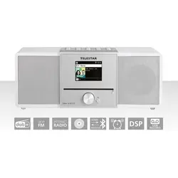Telestar DIRA S 32i CD - Smart Radio mit DAB+, CD und Bluetooth - Radiosystem mit DAB+, UKW und Internetempfang, hochwertigem Klang und Recordfunktion für Musikstreams auf USB. Edles Design und benutzerfreundliche Bedienung.