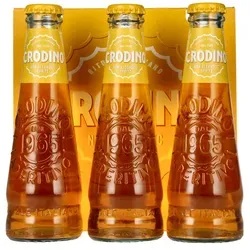 Crodino Non-Alcoholic Spritz 3x0,175l – Alkoholfreier Aperitif - Der Crodino Non-Alcoholic Spritz 6x0,175 l ist ein klassischer alkoholfreier Aperitif aus Italien, ideal für gesellige Anlässe. Genießen Sie die ausgewogene Bitterkeit und fruchtige Aromen ohne Alkohol!