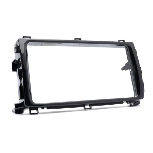 2-DIN-Radiorahmen für Toyota Auris 2013 - Einfache und ästhetische Installation eines Aftermarket-Radios mit passgenauer Halterung. Ideal für tiefere und flachere Radioinstallationen, sorgt für einen sauberen Look im Fahrzeug.