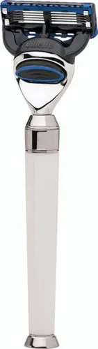 Erbe Shaving Shop Premium Design PARIS Gillette Fusion Rasierer - Systemrasierer mit hochwertiger Gillette Fusion-Klinge, konisch geformtem Griff aus Edelharz für eine präzise und hautschonende Rasur – ein exklusives Pflegeerlebnis.