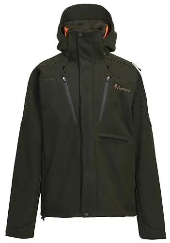 Pinewood Herren Furudal Hunters Wolljacke - Geräuscharm und atmungsaktiv für die Jagd - Die funktionale Jagdjacke bietet praktische Taschen und ist aus einer robusten Wollmischung gefertigt. Sie schützt vor Kälte und sorgt dank atmungsaktiver Membran für hohen Tragekomfort bei jedem Wetter.