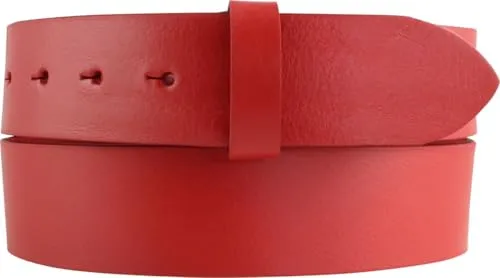 BELTINGER Wechselgürtel aus Vollrindleder mit Druckknöpfen 4 cm – Unisex Gürtel für Damen und Herren - Hochwertiger Druckknopf-Gürtel aus italienischem Vollrindleder, 40mm breit. Flexibles Wechselsystem für individuelle Styles. Ideal für Freizeit, Büro und mehr. Langlebig und komfortabel.