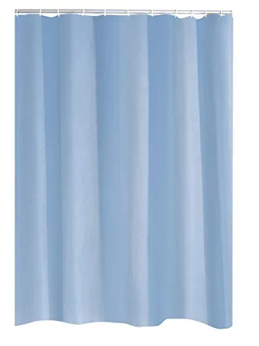 RIDDER Duschvorhang Textil Madison hellblau 120x200 cm