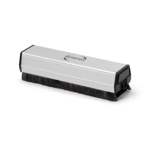 Dynavox Carbonfaser-Antistatik-Bürste CSP 130 mit integriertem Samtpuk  060016