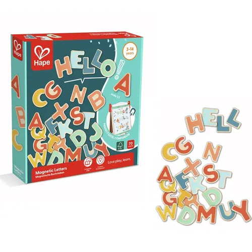 HAPE MAGNETISCHE BUCHSTABEN MAGNET SET NEU OVP