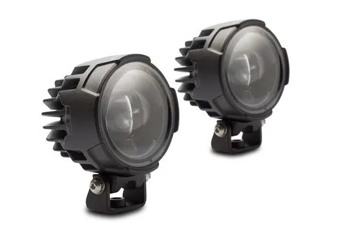 SW-Motech EVO Fernscheinwerfer-Kit Schwarz für BMW R1200GS (08-12) - Hochwertiges Fernscheinwerfer-Kit für optimale Sicht bei Nacht, einfach zu installieren und perfekt angepasst für Ihr Motorrad.
