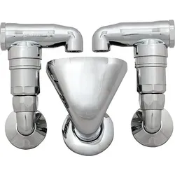 Doppel-Rohrbelüfter 1/2'' x 1'' - DVGW-geprüft, verchromt - Verchromter Doppel-Rohrbelüfter 1/2'' x 1'' mit DVGW-Zulassung. Ideal für zuverlässige Tropfwasserbegrenzung und einfache Montage. Hochwertiges Messing für Langlebigkeit und Sicherheit im Einsatz.