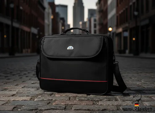 Pedea Laptoptasche Trendline - Notebook-Tasche Schwarz bis 15,6 Zoll, wasserabweisend und umfassender Schutz mit viel Stauraum für Zubehör